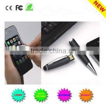 Pen dirve with stylus touch screen function