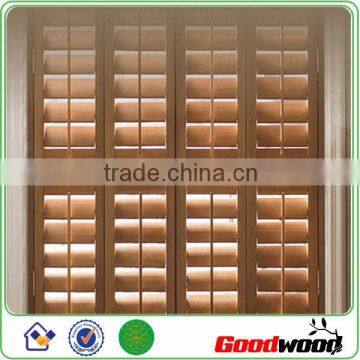 Paint Stain Full Rake Natural Wood Shutter