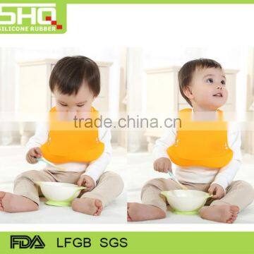 FDA Food Grade Silicone Bib for Kids for Baby Care Bibs photo-2