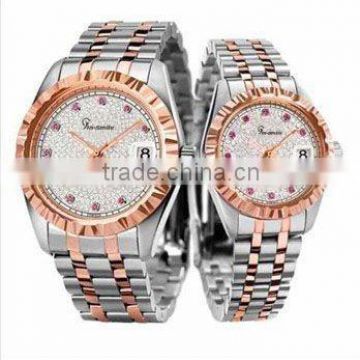 watch set for couple with OEM logo for lovers