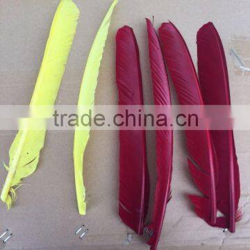 DIY Turkey Feather Archery Traditional Feather Arrow Fletching For Bamboo Arrow photo-2