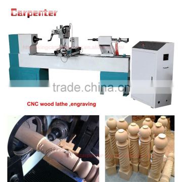 KC1530-S Chinese wood turning lathe with engraving function automatic cnc wood lathe machine price                        
                                                                                Supplier's Choice