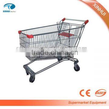 2016 Top Selling 60-240L Asian and Europe Style Supermarket Metal Shopping Trolley photo-5