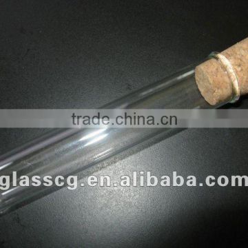 glass tube with cork test tube