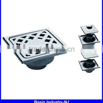 anti-odor stainless steel bathroom brass floor drain