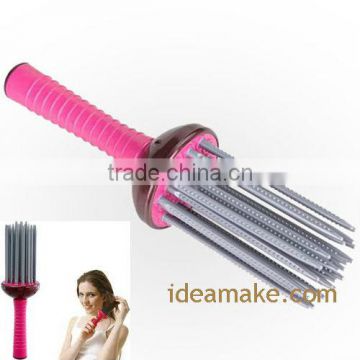 Personal hair care adjustable air curly comb hair straightener,curly hair styling comb