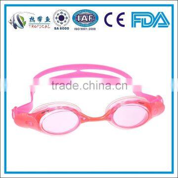 Custom excellent quality competition swim goggles in baby pink color,champion swimming goggles,