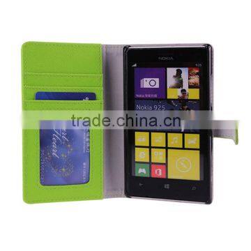 With Book Design Flip Leather Case Skin For Nokia Lumia 925 Cover Pouch