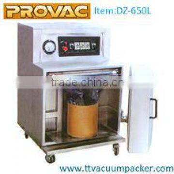 Vacuum gas flushing packaing machine