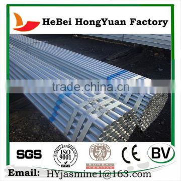 Manufactory Q235 Galvanized Round Pipe/Longitudinal Welded Pipe