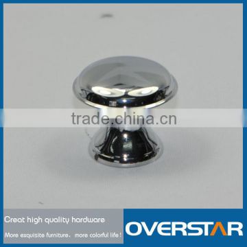 80mm Small Cabinet Knobs,Roundness Chrome Office Cabinet Knobs,Square Brushed Zinc Alloy Knobs