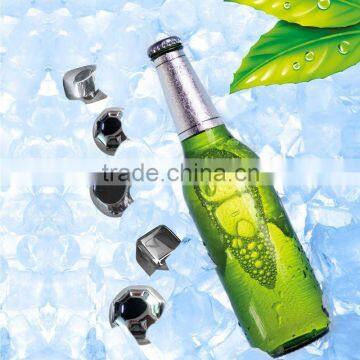 stainless steel wine cooler ice cubes