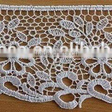 Popular Cheapest chemical embroidery lace trim