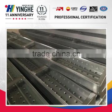 High quality pre galvanized 38*225mm steel plank