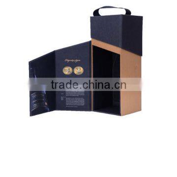 Customized elegant luxury wine gift box