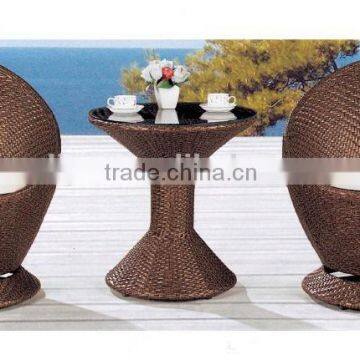 oval outdoor poly rattan garden furniture for sale