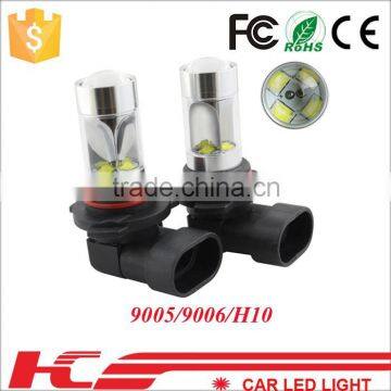 Hot selling!! 80w 9005/9006/H10 auto headlight led car headlight car fog lamp car turn light