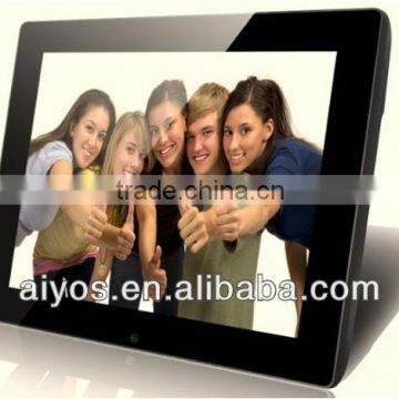 hot selling gif jpeg digital photo frame 12 inch