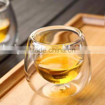 double wall layer borosilicate glass tea pot cup,clear pyrex double wall glass turkish tea coffee beer cup and mug