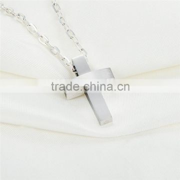 DAIHE stainless steel christian cross statement necklace 2016