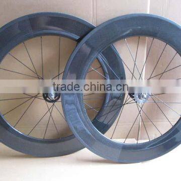 MeyerGlobal 700C Chinese carbon track fixed gear wheelset clicnher or tubular 88mm