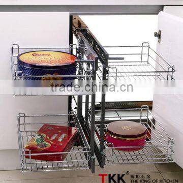 TKK Kitchen Cabinet Full Extention Pull Out Wire Basket