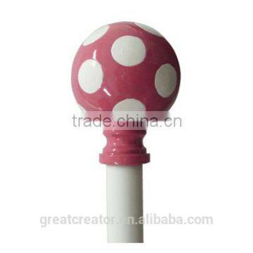 Great Creator Home Decoration 28-48" Children Iron Curtain Rod photo-4