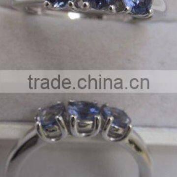 Iolite ring