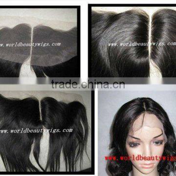 stock 13*4 Silky straight virgin brazilian hair lace frontal