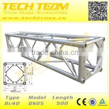 Length=500mm Stage Aluminum Lighting Exhibition Truss Steel Truss For Hanging Speaker