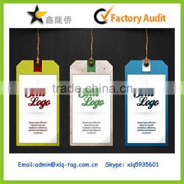 2014 fashion clothing brand paper labels and garment hang tag for Christmas