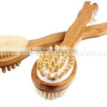 Bamboo Body Spa Massager Brush With Bristle photo-4