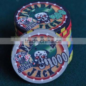 Professional Skull Flush Poker Chips photo-3