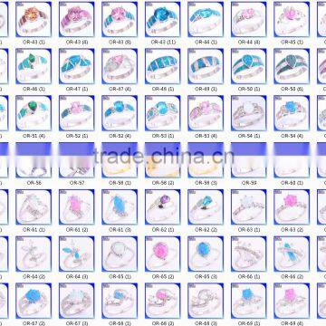 Opal Jewelry Factory Custom Wholesale 925 Sterling Silver Pure Synethic Opal Star Of David Shape Pendant Star Of David Pendant photo-4