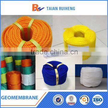 3, 4-strands colored nylon rope