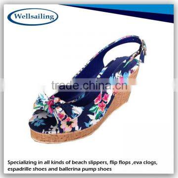 2015 New product Printing shoes factory espadrilles,buckle-strapped espadrille shoes