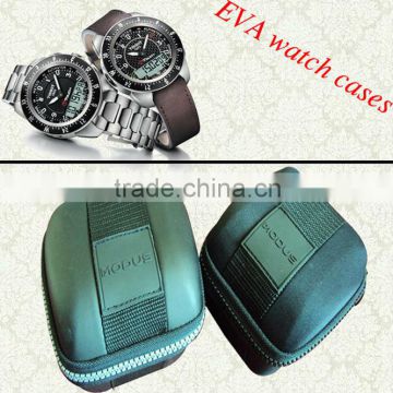 Custom -made watch carrying case,eva watch case with zipper