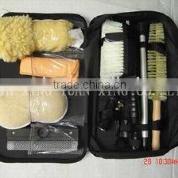 car cleaner,auto washing kits with black tool bag