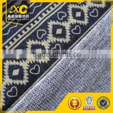 knitted Inclined Terry denim jeans fabric made in China