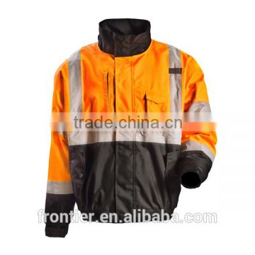 high visibility safety two tone jacket, comply with ANSI/ISEA 107-2015