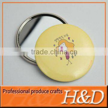 shinning cheap tinplate pocket mirror maker