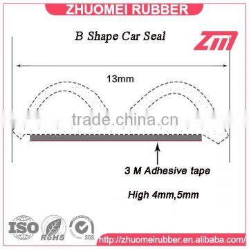 Double D rubber seal strip