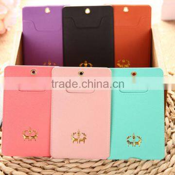 New design PU leather id card holder made in china