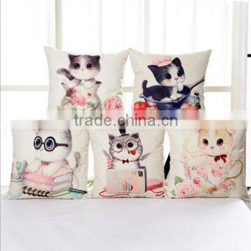 Lovely cats 3D digital printed cushion cover, pillow case