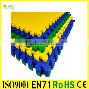 SGS&EN71 Approved Non toxin EVA rubber floor mat with good quality