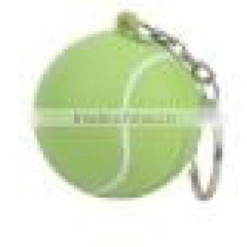 bulk polyurethane PU tennis ball keychain