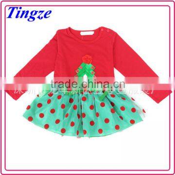 New design wholesale children christmas frocks designs lovely children girl dress TR-CA04