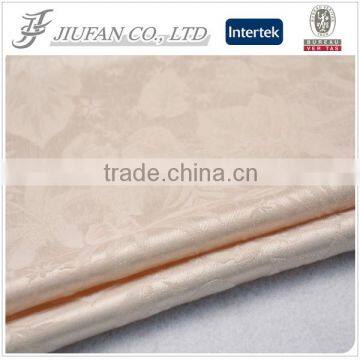 Jiufan Textile 100% polyester satin jacquard fabric for garments