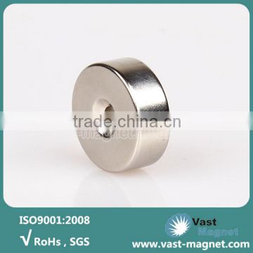 Sintered ndfeb countersunk hole magnets