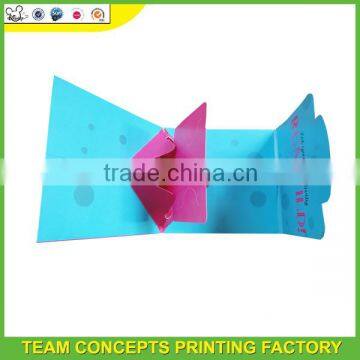baby clear folding paper gift card box